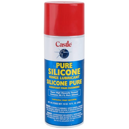 Castle Pure Silicone Hinge Lubricant Aerosol 10 oz