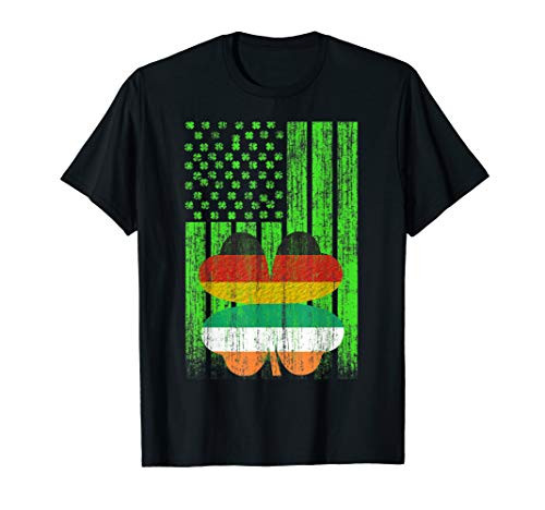 St Patricks Day Irish American Flag - Irish German Flag Gift T-Shirt
