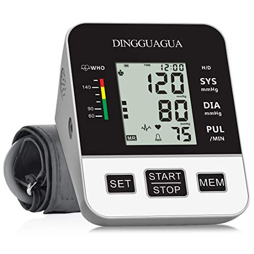 Blood Pressure Monitor Upper Arm Automatic Digital Blood Pressure Monitor Cuff BP Machine and Pulse Rate Monitoring Meter with Wide-Range Cuff 2x99 Memories Large LCD Display Blood Pressure Monitor Upper Arm Automatic Digital Blood Pressure Monitor Cuff BP Machine and Pulse Rate Monitoring Meter with Wide-Range Cuff 2x99 Memories Large LCD Display