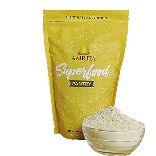 Amrita 1LB - Brown Rice Protein Powder -15 Servings- - 25 g Vegan Protein Powder Rice - GMO Free Gluten Free  and  Soy Free. Plant-Based Powder Without Additives and Artificial Ingredients