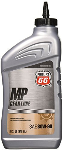 Philips 66 MP gear lube SAE 80w-90 1 Qt. motor oil, Pack of 3