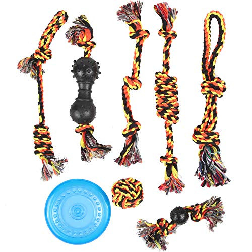 Durable Dog Rope Toy 8 Pack for Aggressive Chewers Large Breed Tough Tug of War Rope Dog Toys Puppy Teething Chew Toys for Puppies Small Medium Indestructible Puppy Toys for Boredom Durable Dog Rope Toy 8 Pack for Aggressive Chewers Large Breed Tough Tug of War Rope Dog Toys Puppy Teething Chew Toys for Puppies Small Medium Indestructible Puppy Toys for Boredom