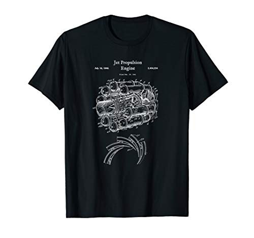 Vintage Jet Propulsion Engine Shirt - Airplane Aircraft Tee