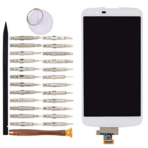 LCD Screen Display with Digitizer Touch Panel Without Bezel Frame for LG K10 K420N K430DS K430DSF K430DSY-White-