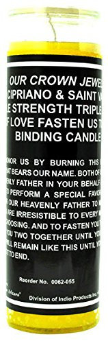 Indio Products Binding Yellow Candle - 7 Sisters 7 Day Fixed