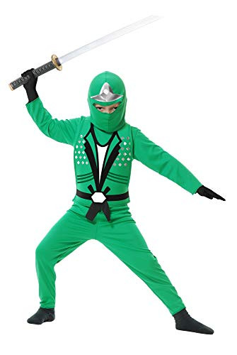 Charades Ninja Avenger Series II Childs Costume Jade Green Toddler
