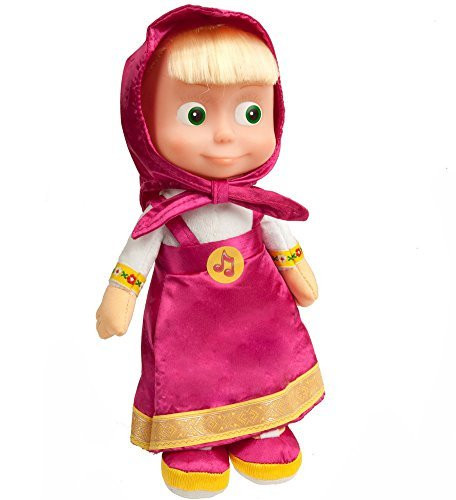 Soft toy Masha sings and talks11 inches, Masha and the bear toys, Masha y el oso, russian doll Masha best choice for birthday