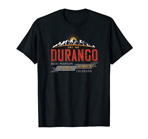Durango CO Colorado Rocky Mountains Novelty Souvenir Gifts T-Shirt