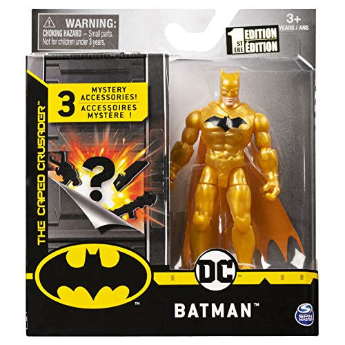 Batman 4-Inch Defender Batman Action Figure with 3 Mystery Accessories Mission 2 Batman 4-Inch Defender Batman Action Figure with 3 Mystery Accessories Mission 2