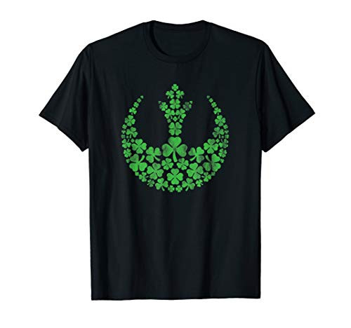 Star Wars Rebel Alliance Green Shamrocks St. Patricks Day T-Shirt