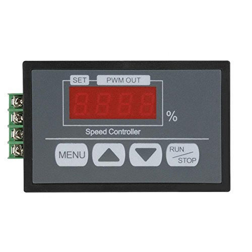 DC Motor Controller?6-60V Digital Display Percentage Tachometer DC Motor Slow Start and Stop Speed Controller