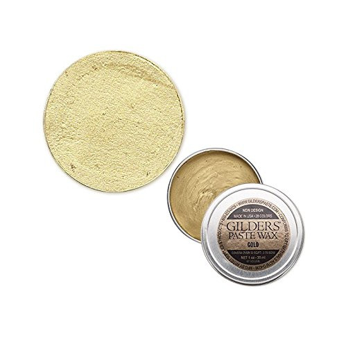 Gilders Paste Wax paste Gilders paste wax 1 ounce canister gilders wax paste 30 ml canister -GOLD-