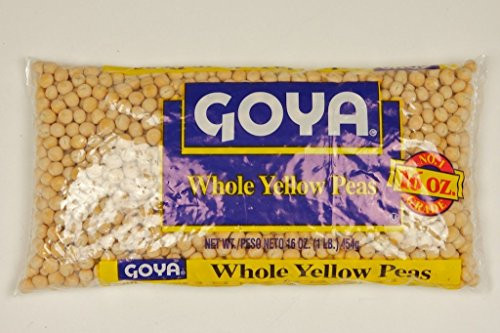 Goya Whole Yellow Peas 16 oz - Arvejas Amarillas -4 16oz packs-