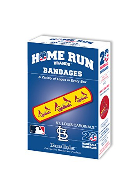 MLB St. Louis Cardinals Bandages -6-Pack- Yellow One Size MLB St. Louis Cardinals Bandages -6-Pack- Yellow One Size