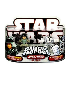 Star Wars 2009 Galactic Heroes 2-Pack AT-AT Driver and General Veers