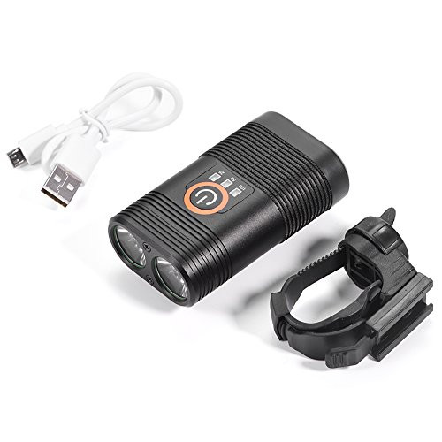 Bike Head Light USB Rechargeable Bicycle Cycling Headlight Bicycle Waterproof Front Light Mountain Bike Light for Bike