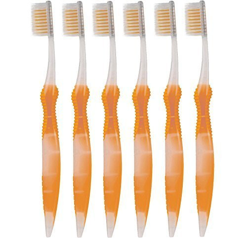Sofresh Flossing Toothbrush - Adult Size | Your Choice of Color | (6, Orange) Sofresh Flossing Toothbrush - Adult Size | Your Choice of Color | (6, Orange)
