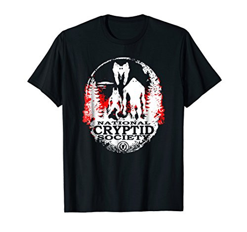Bigfoot Dogman Mothman UFO National Cryptid Society T-Shirt