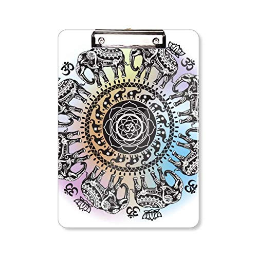 Animal Big Circle Elephant Clipboard Folder Writing Pad Backing Plate A4