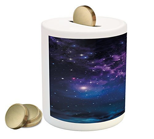 Ambesonne Space Piggy Bank Milky Way Themed Dark Matter with Star Field Sci Fi Travel Display Artwork Print Printed Ceramic Coin Bank Money Box for Cash Saving Magenta Blue Ambesonne Space Piggy Bank Milky Way Themed Dark Matter with Star Field Sci Fi Travel Display Artwork Print Printed Ceramic Coin Bank Money Box for Cash Saving Magenta Blue