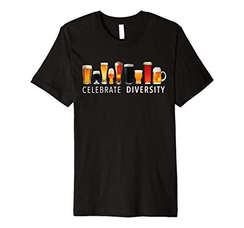 Celebrate Diversity Craft Beer Drinking Premium T-Shirt