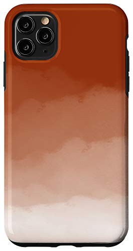 iPhone 11 Pro Max Burnt Orange Watercolor Ombre Case