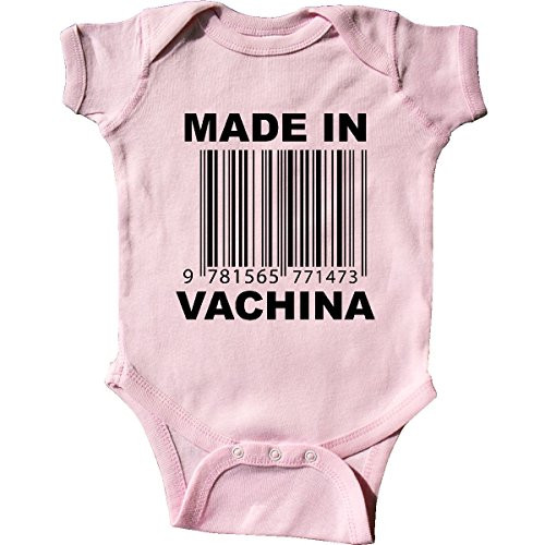 inktastic Made in Vachina Funny Infant Creeper Newborn Pink 1c04c