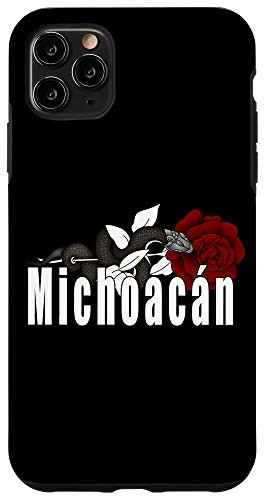 iPhone 11 Pro Max Michoacán State Mexican Heritage Rose Dark Case