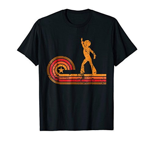 1970s Retro Style Disco Dancer Silhouette Disco T-Shirt