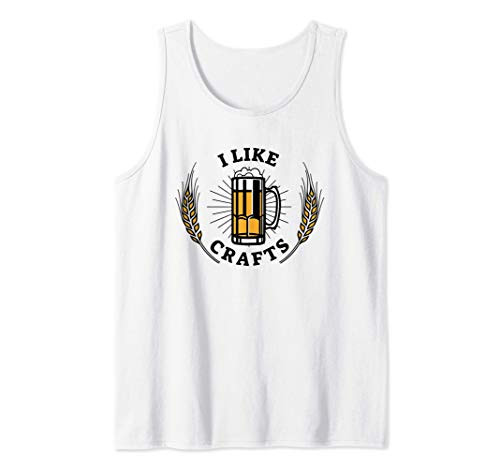 Beer Quote Funny / I Like Crafts Graphic Mug Drink Drinker Tank Top