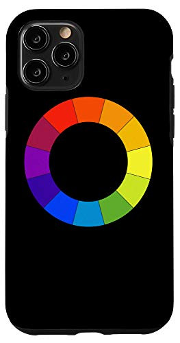 iPhone 11 Pro Art Teacher Gift Color Circle Palette Painter Artist Art Case