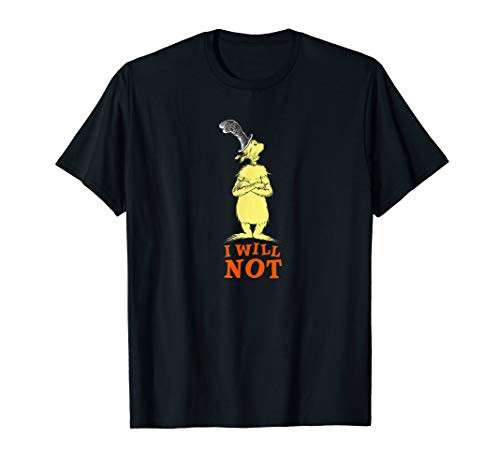 Dr. Seuss Green Eggs and Ham  inchI Will Not inch T-Shirt
