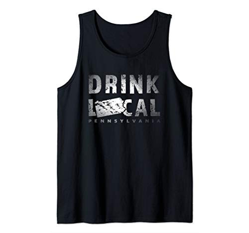 Drink Local Pennsylvania Craft Beer PA Breweries Souvenir Tank Top