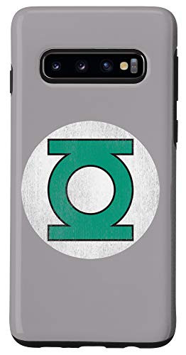 Galaxy S10 Green Lantern Circle Logo Distressed Case