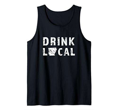 Drink Local Arkansas Craft Beer AR Brewers  and  Breweries Gift Tank Top