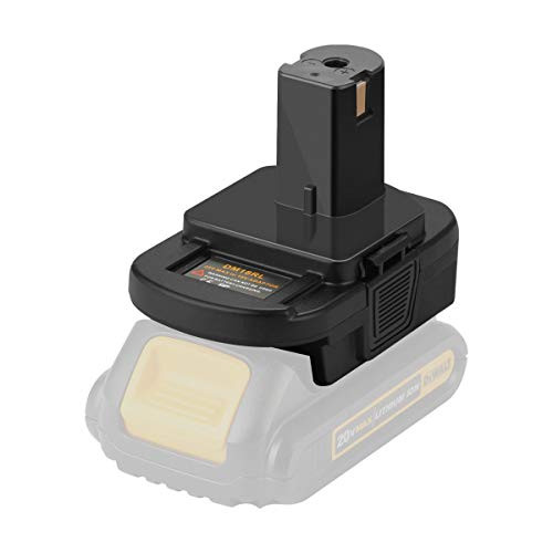 LANMU Battery Adapter Compatible with Dewalt/Milwaukee 20V/18V Li-Ion Battery Convert to Ryobi 18V P108 ABP1801 Battery USB Power Source Adapter