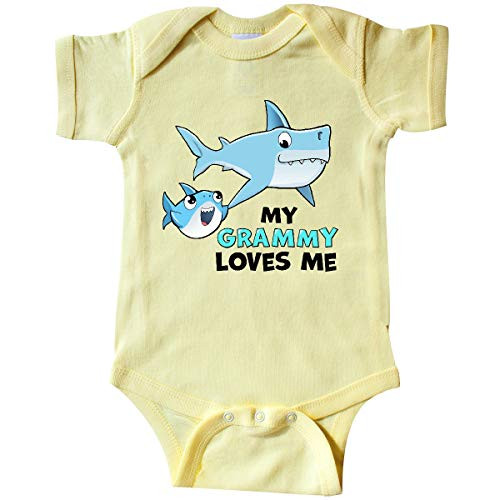inktastic My Grammy Loves Me with Cute Infant Creeper 18 Months Banana Yellow inktastic My Grammy Loves Me with Cute Infant Creeper 18 Months Banana Yellow