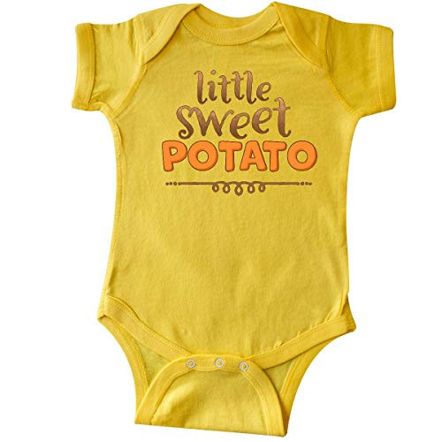 inktastic Thanksgiving Little Sweet Potato Infant Creeper 24 Months Yellow