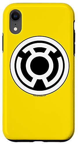 iPhone XR Green Lantern Sinestro Corps Yellow Lantern Logo Case