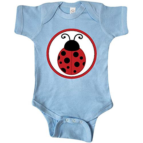 inktastic Ladybug Circle Infant Creeper 24 Months Light Blue 1d771