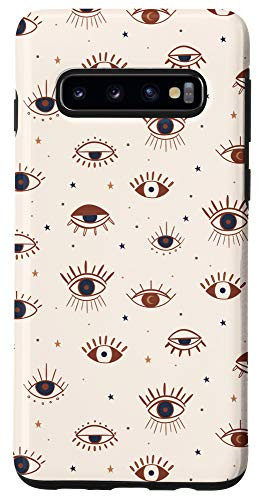 Galaxy S10 The Celestial Evil Eye Star Pattern Occult Witchy Witchcraft Case
