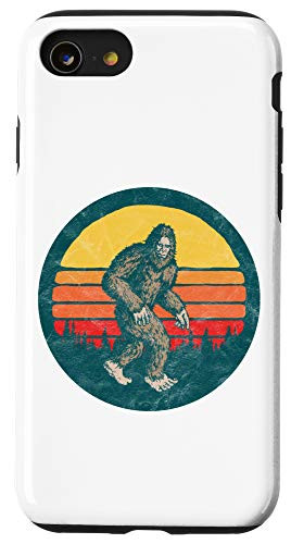 iPhone SE -2020- / 7 / 8 Retro Bigfoot Silhouette Sunset Vintage 80s Believer Case