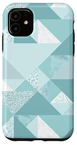 iPhone 11 Case - lavender triangles geometric abstract pattern phone Case