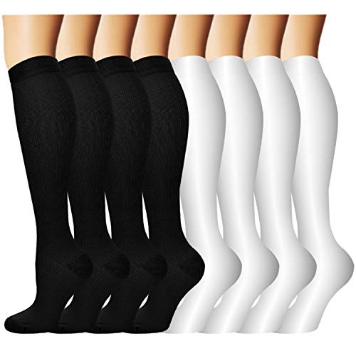 Copper Compression Socks For Men  and  Women Circulation-Best For Medical Running Hiking Cycling 15-20 mmHg?L/XL-