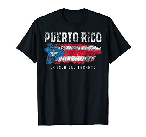 Puerto Rico - Island Flag T-Shirt Puerto Rico - Island Flag T-Shirt