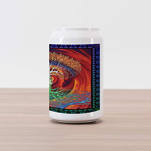 Ambesonne Nature Cola Can Shape Piggy Bank Digital Psychedelic Tree of Life with Turning Gothic Background Mystery Display Ceramic Cola Shaped Coin Box Money Bank for Cash Saving Purple Fuchsia Ambesonne Nature Cola Can Shape Piggy Bank Digital Psychedelic Tree of Life with Turning Gothic Background Mystery Display Ceramic Cola Shaped Coin Box Money Bank for Cash Saving Purple Fuchsia