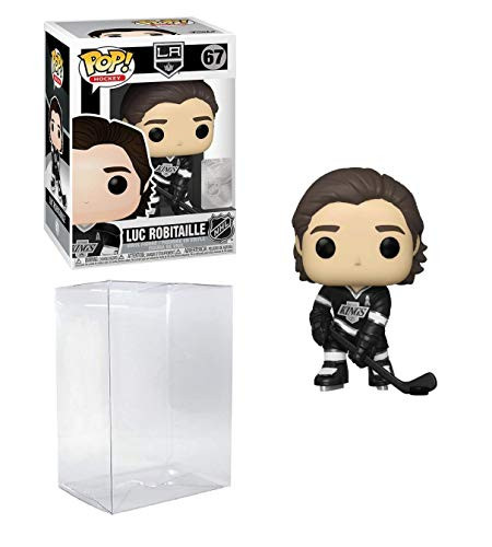 Luc Robitaille LA Kings 67 Pop Sports Hockey Action Figure -Bundled with EcoTEK Protector to Protect Display Box-