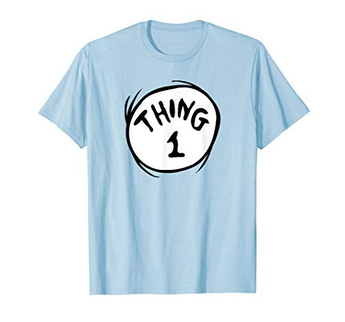 Dr. Seuss Thing 1 Emblem Color Option T-Shirt
