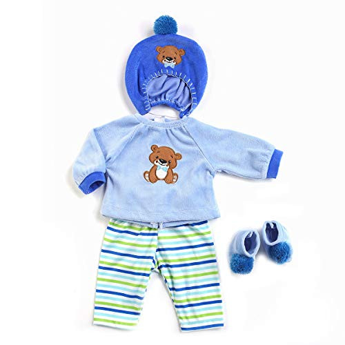 Medylove Reborn Baby Dolls Boy Blue Outfit for 20-23inch Reborn Doll Newborn Baby Matching Clothes