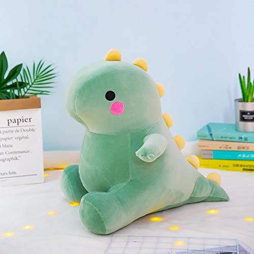 Soft and Lovely Dinosaur Plush Dolls Cartoon Stuffed Animals Dinosaur Toys Suitable for Children Holding Dolls Sleeping Pillow Home Decoration Green